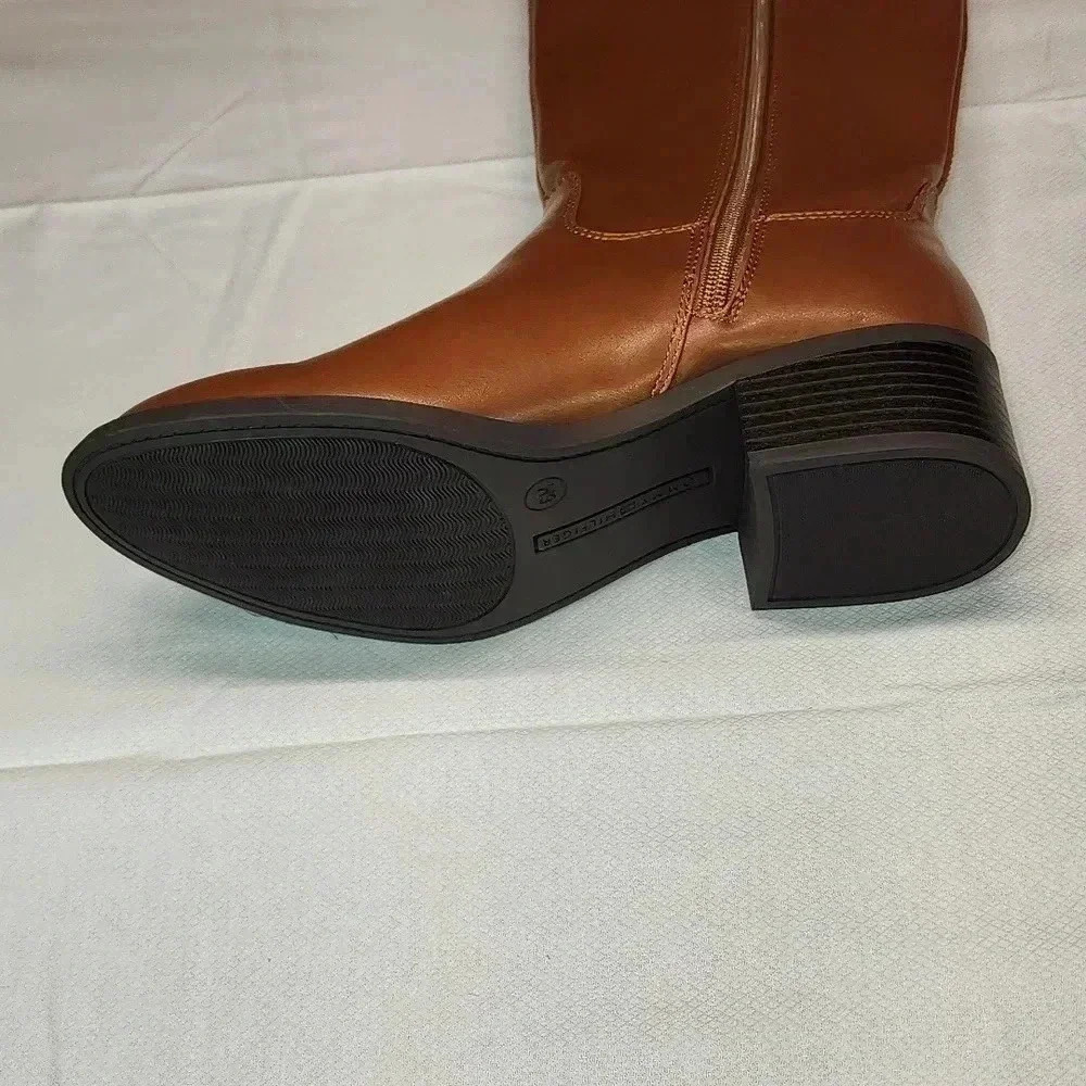 Tommy Hilfiger Dezy knee high boot women size 6 M brown nwob - Picture 4 of 10